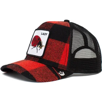 cepur-izliekta-truckeris-sarkans-snapback-lady-plaidy-bug-the-farm-no-goorin-bros