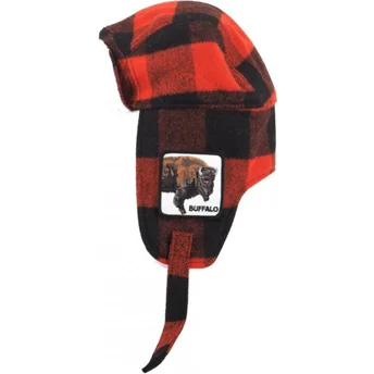 gorro-rojo-y-negro-sherpa-bufalo-buffalo-fluffalo-the-farm-de-goorin-bros