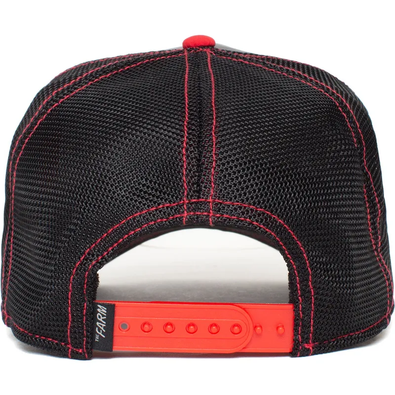 cepur-izliekta-truckeris-melns-snapback-reflective-the-farm-no-goorin-bros