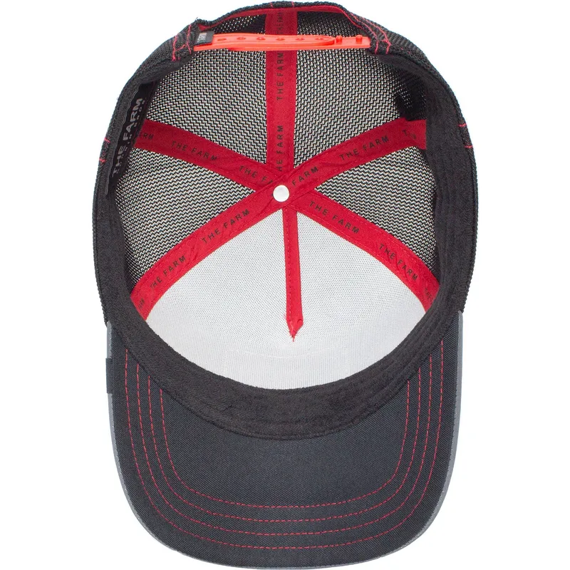 cepur-izliekta-truckeris-melns-snapback-reflective-the-farm-no-goorin-bros
