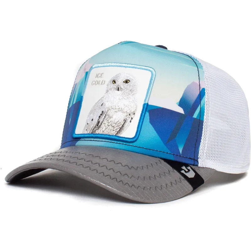 cepur-izliekta-truckeris-zils-snapback-nival-ice-cold-geometric-iceberg-the-farm-no-goorin-bros