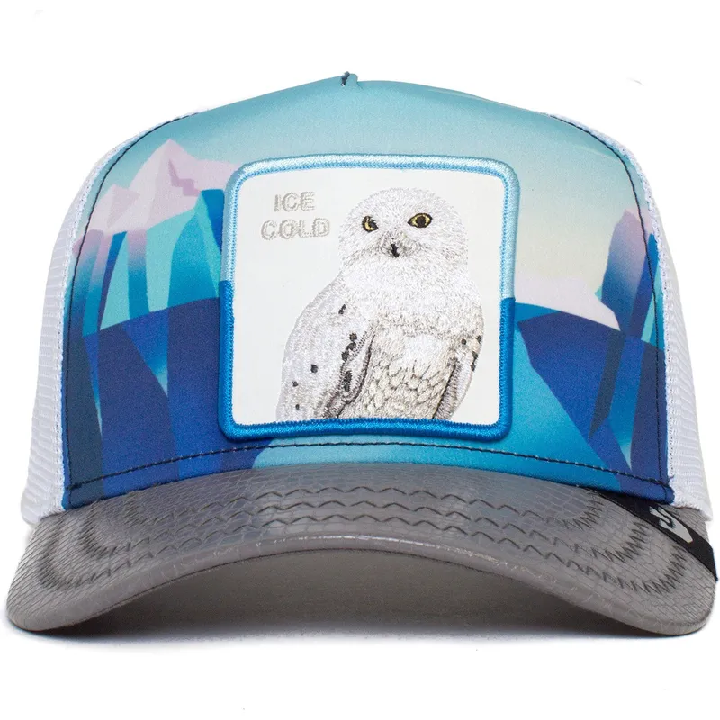cepur-izliekta-truckeris-zils-snapback-nival-ice-cold-geometric-iceberg-the-farm-no-goorin-bros