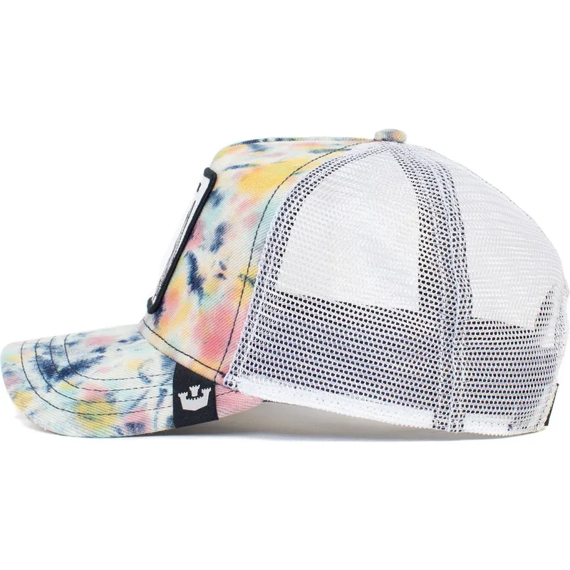 cepur-izliekta-truckeris-balts-snapback-shark-tie-dye-the-farm-no-goorin-bros