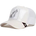 cepur-izliekta-truckeris-balts-snapback-lone-wolf-big-white-patent-leather-the-farm-no-goorin-bros