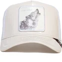 cepur-izliekta-truckeris-balts-snapback-lone-wolf-big-white-patent-leather-the-farm-no-goorin-bros