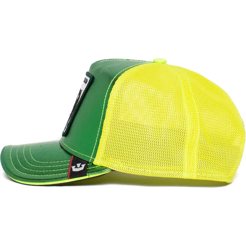 cepur-izliekta-truckeris-zals-snapback-cash-shine-metallic-the-farm-no-goorin-bros