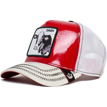cepur-izliekta-truckeris-sarkans-snapback-cash-golden-calf-patent-leather-the-farm-no-goorin-bros