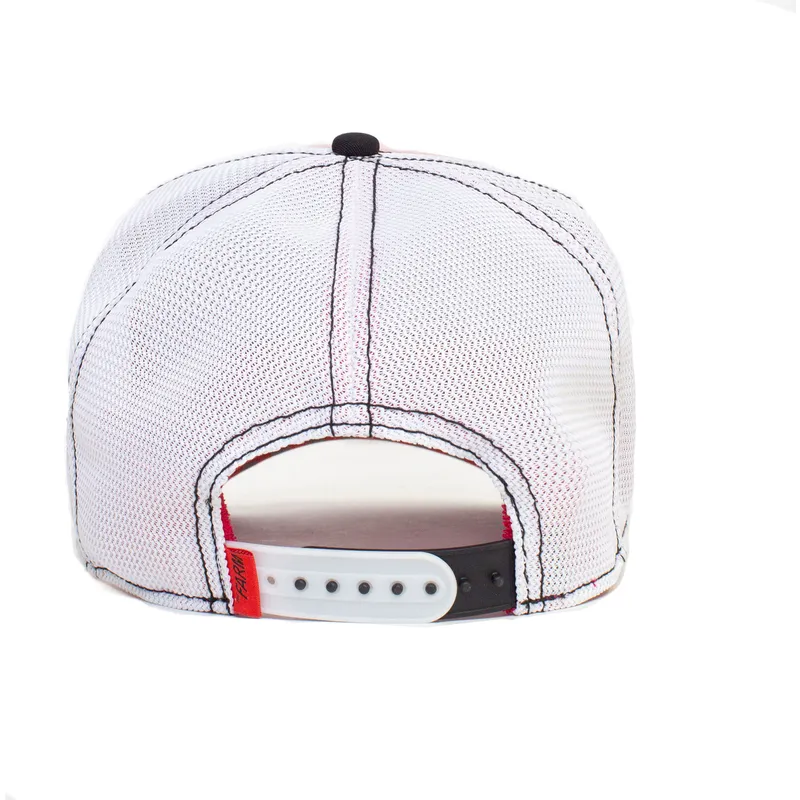 cepur-izliekta-truckeris-sarkans-snapback-cash-golden-calf-patent-leather-the-farm-no-goorin-bros