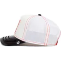cepur-izliekta-truckeris-balts-snapback-the-red-queen-patent-leather-the-farm-no-goorin-bros