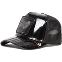 cepur-izliekta-truckeris-melns-snapback-black-sheep-big-black-patent-leather-the-farm-no-goorin-bros