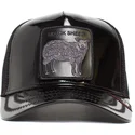 cepur-izliekta-truckeris-melns-snapback-black-sheep-big-black-patent-leather-the-farm-no-goorin-bros
