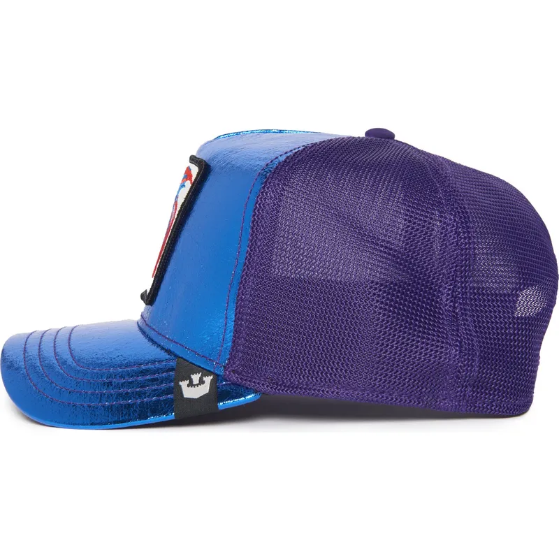 cepur-izliekta-truckeris-zils-snapback-no-siam-fighter-blue-light-metallic-the-farm-no-goorin-bros