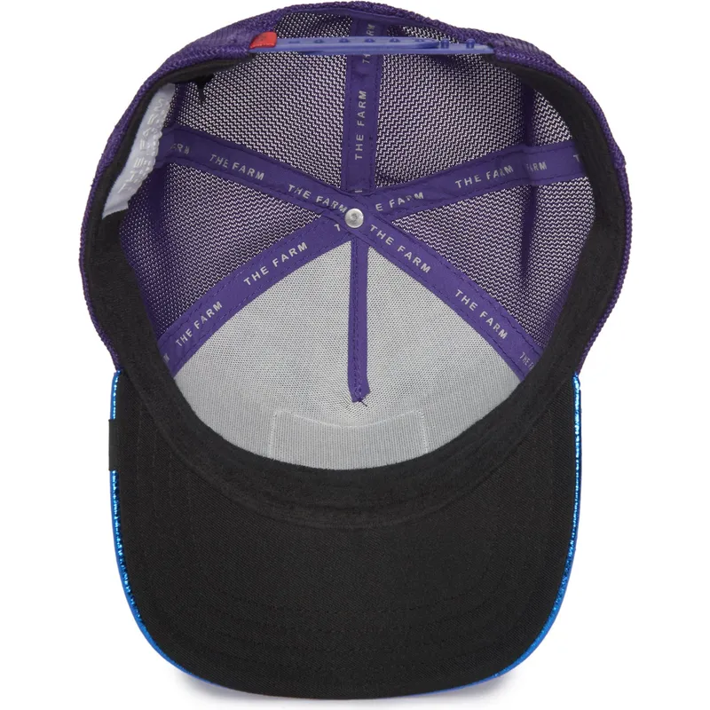 cepur-izliekta-truckeris-zils-snapback-no-siam-fighter-blue-light-metallic-the-farm-no-goorin-bros