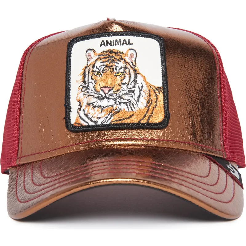 cepur-izliekta-truckeris-oranzs-snapback-spotlight-metallic-the-farm-no-goorin-bros