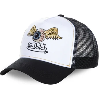 Vit och svart trucker-keps WHI från Von Dutch