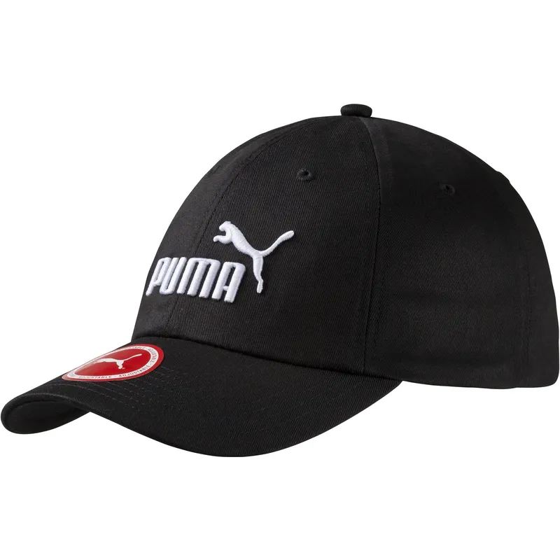 cepur-izliekta-melns-regulejams-essentials-no-puma