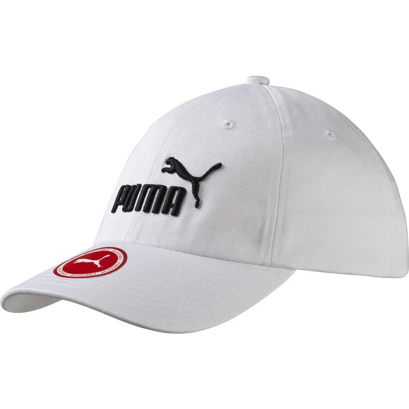 cepur-izliekta-balts-regulejams-essentials-no-puma