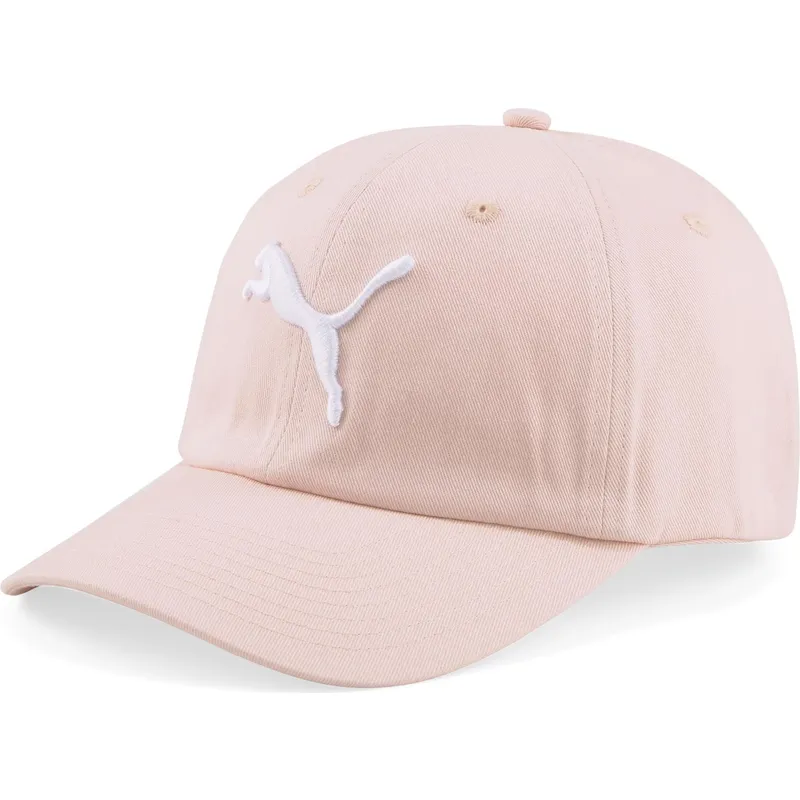 gebogene-rosa-verstellbare-kappe-essentials-cat-logo-von-puma