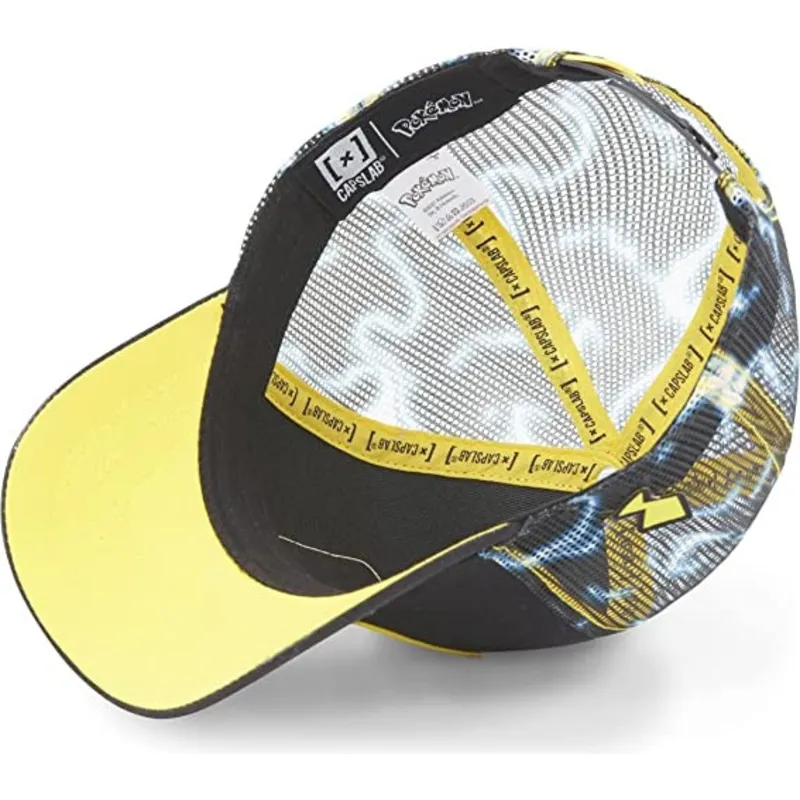 cepur-izliekta-truckeris-melns-snapback-pkm2-ele1-pikachu-pokemon-no-capslab