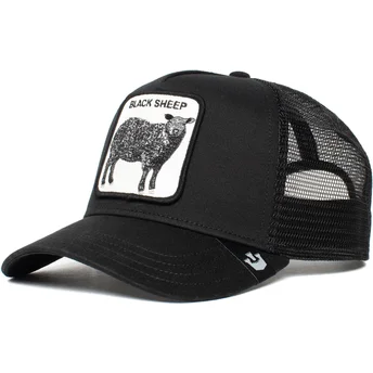 Cepur izliekta truckeris melns snapback Naughty Lamb The Farm no Goorin Bros.