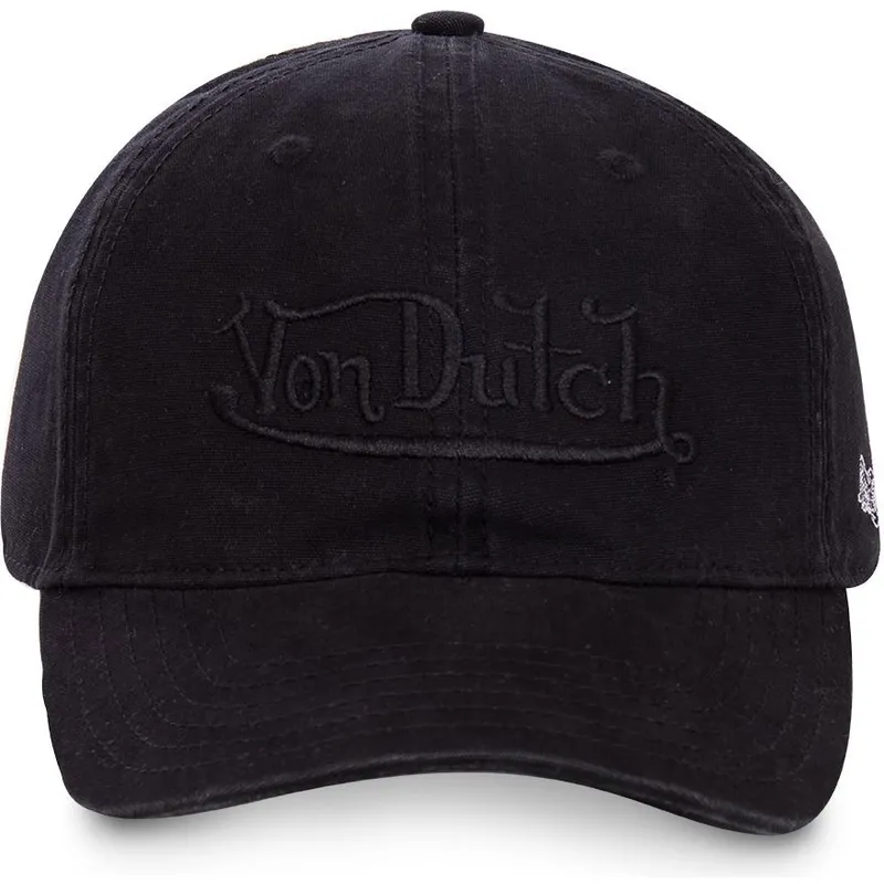 cap-izliekta-black-adjustable-strap-no-von-dutch