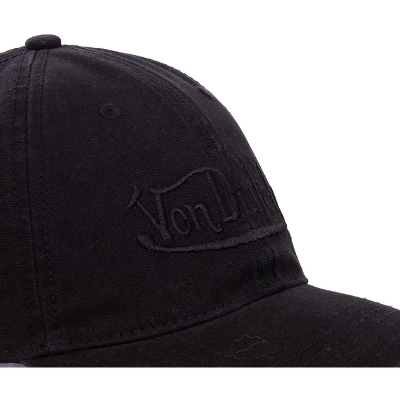 cap-izliekta-black-adjustable-strap-no-von-dutch