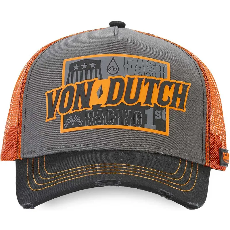 cepur-izliekta-truckeris-peleks-snapback-fast-racing-arac-gre-no-von-dutch