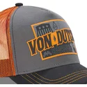 cepur-izliekta-truckeris-peleks-snapback-fast-racing-arac-gre-no-von-dutch