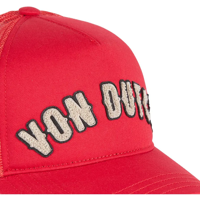 cap-izliekta-red-snapback-no-von-dutch