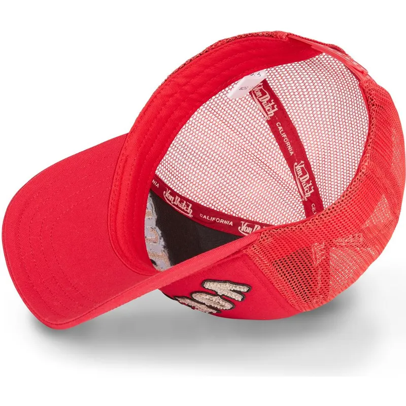 cap-izliekta-red-snapback-no-von-dutch