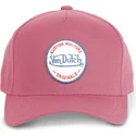 ciemnoczerwona-zakrzywiona-czapka-snapback-kustom-kulture-col-rasp-od-von-dutch