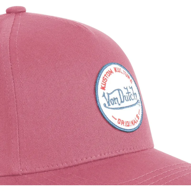 cepur-izliekta-sarkans-snapback-kustom-kulture-col-rasp-no-von-dutch