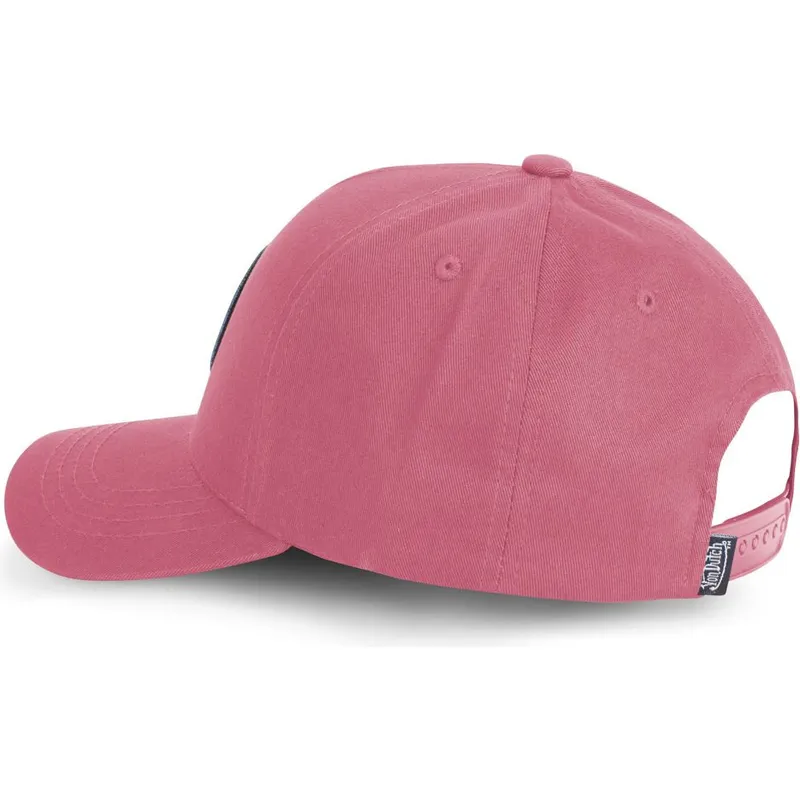 cepur-izliekta-sarkans-snapback-kustom-kulture-col-rasp-no-von-dutch