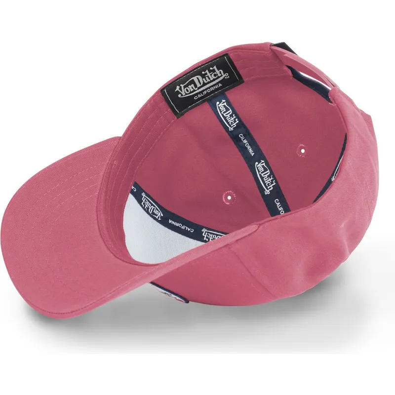 cepur-izliekta-sarkans-snapback-kustom-kulture-col-rasp-no-von-dutch