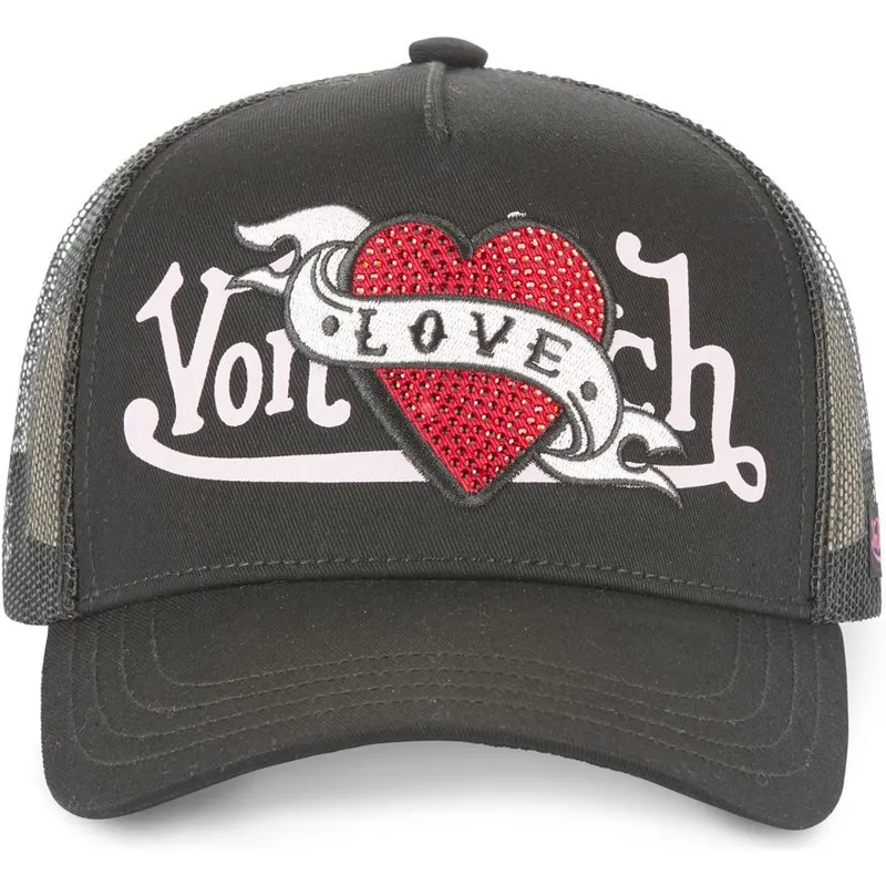 cepur-izliekta-soferis-melns-snapback-love-lovu-nr-no-von-dutch