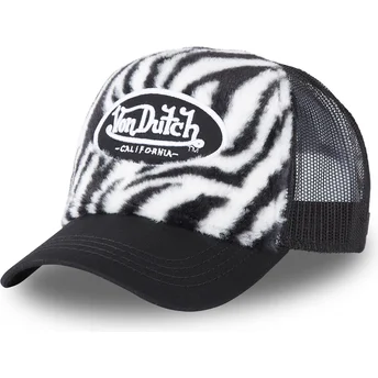 von-dutch-poil1-schwarze-und-weisse-trucker-kappe