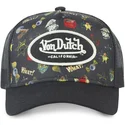 cap-izliekta-black-snapback-no-von-dutch