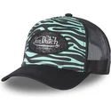 cepur-izliekta-truckeris-melns-snapback-zebr-t-no-von-dutch