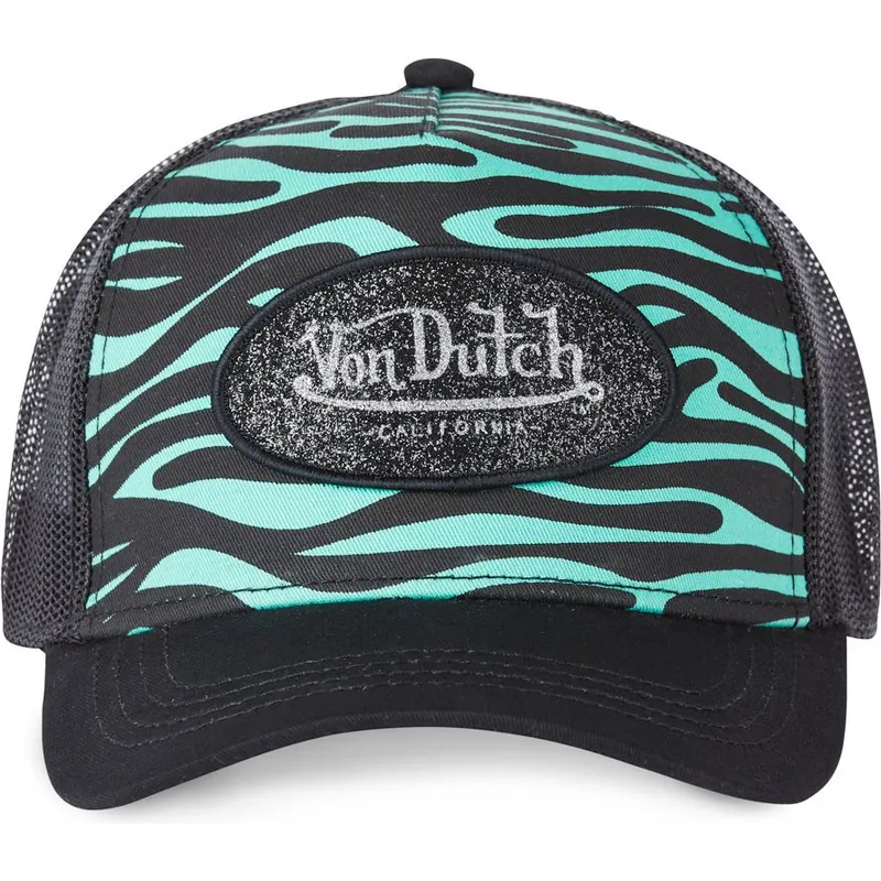 cepur-izliekta-truckeris-melns-snapback-zebr-t-no-von-dutch