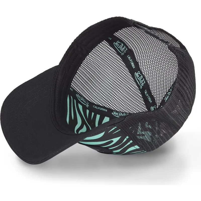 cepur-izliekta-truckeris-melns-snapback-zebr-t-no-von-dutch