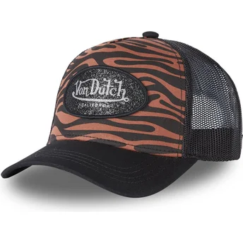 cepur-izliekta-truckeris-melns-snapback-zebr-c-no-von-dutch