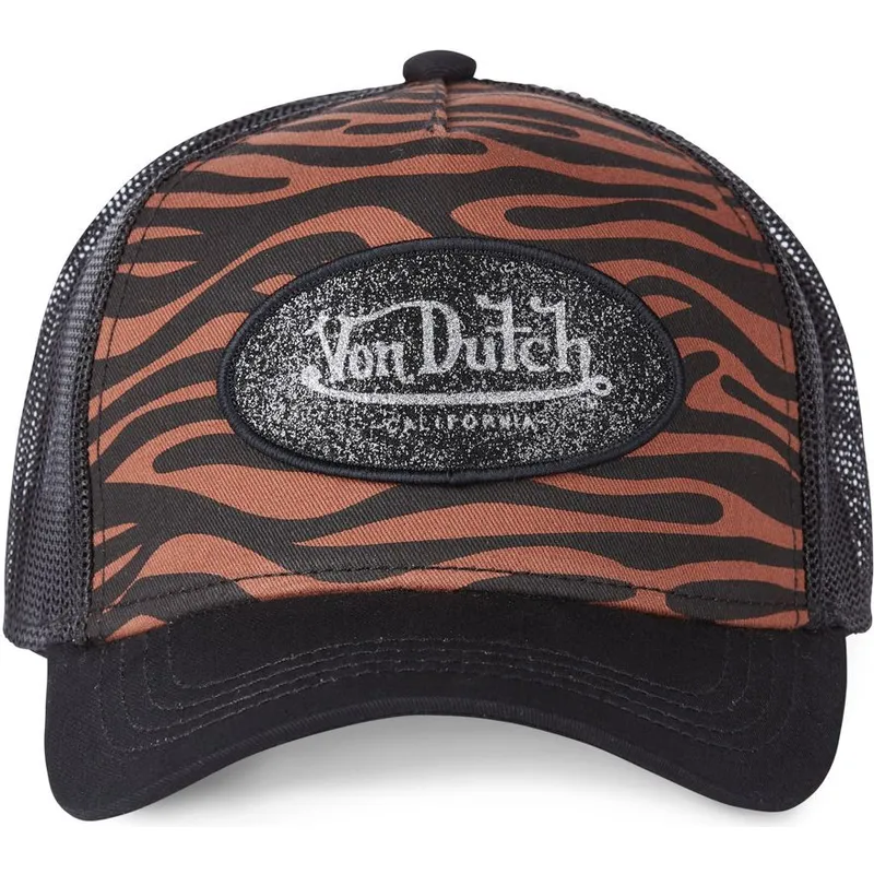 cepur-izliekta-truckeris-melns-snapback-zebr-c-no-von-dutch