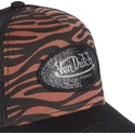 cepur-izliekta-truckeris-melns-snapback-zebr-c-no-von-dutch
