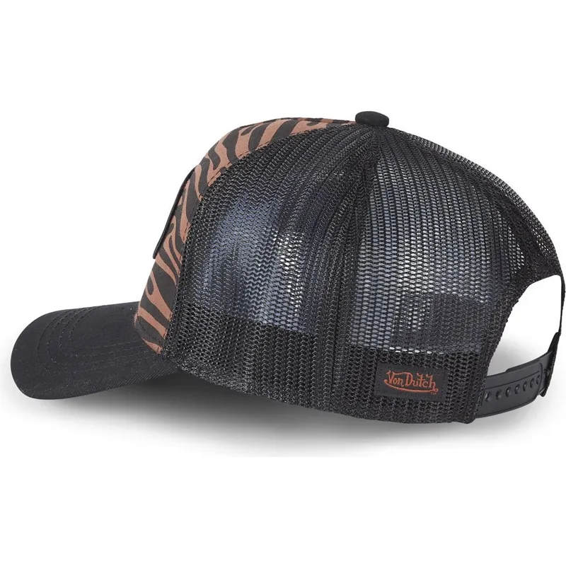cepur-izliekta-truckeris-melns-snapback-zebr-c-no-von-dutch