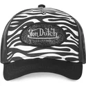 cepur-izliekta-truckeris-melns-snapback-zebr-wnr-no-von-dutch