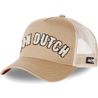 Brązowa czapka trucker BUCKL M od Von Dutch