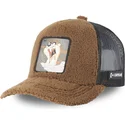 braune-trucker-cap-mit-schaffell-tasmanischer-teufel-fur1-taz2-looney-tunes-von-capslab
