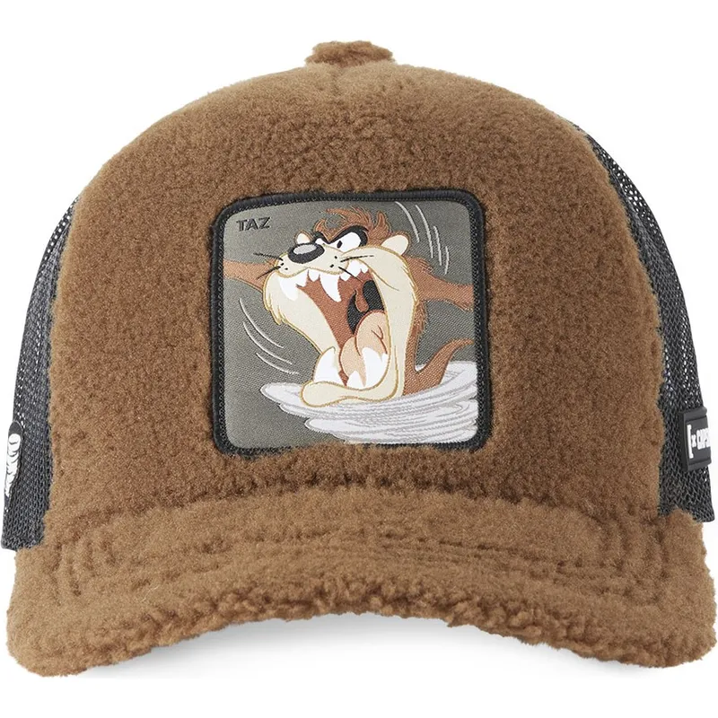 cepur-izliekta-truckeris-bruns-snapback-tasmanijas-velns-looney-tunes-no-capslab