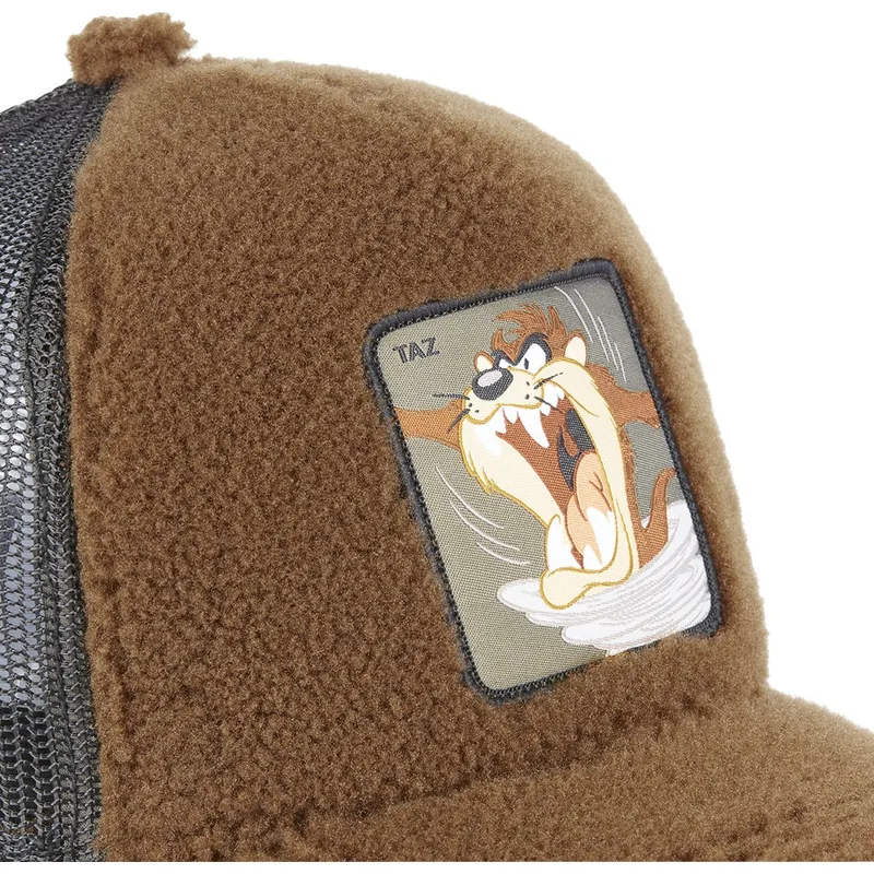 cepur-izliekta-truckeris-bruns-snapback-tasmanijas-velns-looney-tunes-no-capslab
