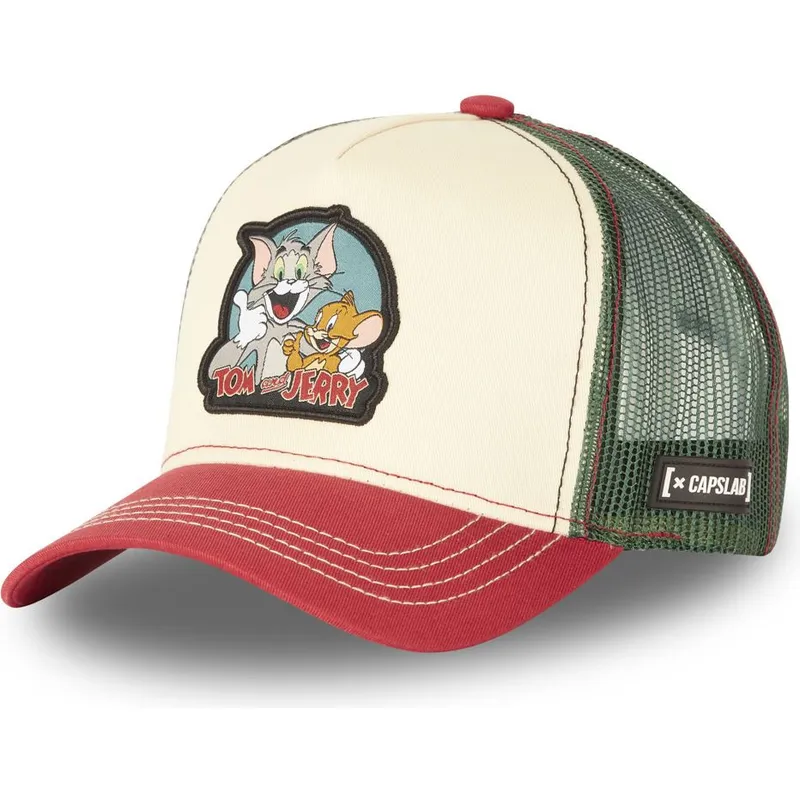 cap-izliekta-beige-snapback-tom-and-jerry-looney-tunes-no-capslab